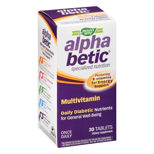 Image for Alpha Betic Multivitamin, Tablets,30ea from CANNON SEDGEFIELD