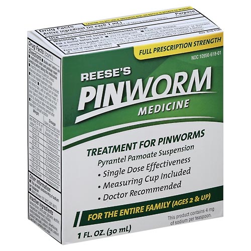 Image for Reeses Pinworm Medicine, Full Prescription Strength 1 oz from CANNON SEDGEFIELD
