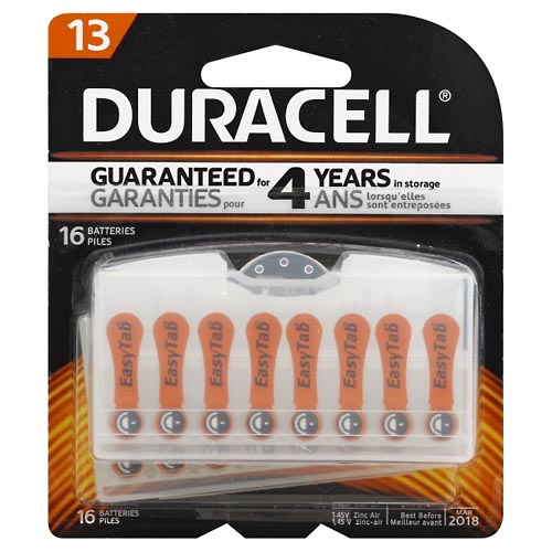 Image for Duracell Batteries, EasyTab, 13,16ea from CANNON SEDGEFIELD