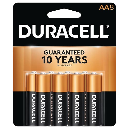 Image for Duracell Battery, Alkaline, AA,8ea from CANNON SEDGEFIELD