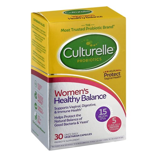 Image for Culturelle Digestive Health, Probiotics, Women's, Vegetarian Capsules,30ea from CANNON SEDGEFIELD