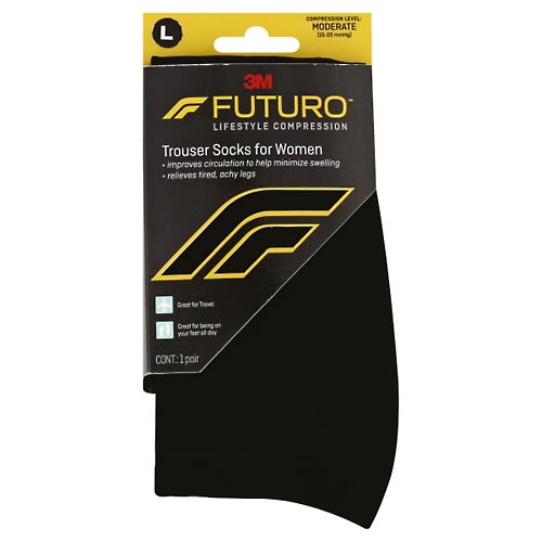 Image for Futuro Socks, Trouser, for Women, Large,1pr from Cannon Pharmacy Main