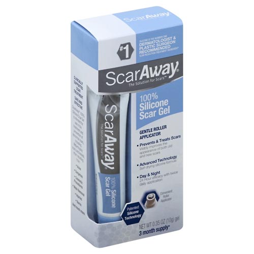 Image for ScarAway Scar Gel, 100% Silicone,0.35oz from Cannon Pharmacy Main