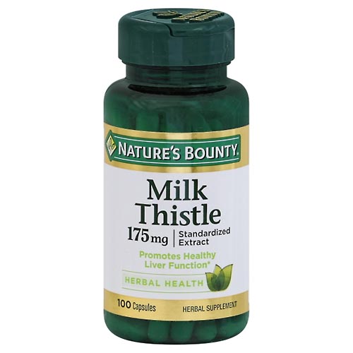 Image for Natures Bounty Milk Thistle, 175 mg, Capsules,100ea from CANNON SEDGEFIELD