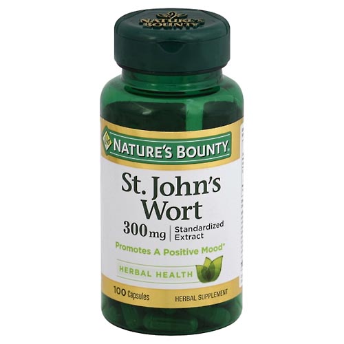 Image for Natures Bounty St. John's Wort, Standardized Extract, 300 mg, Capsules,100ea from CANNON SEDGEFIELD