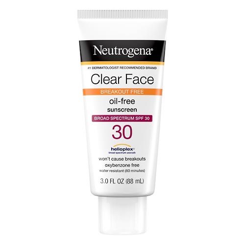 Image for Neutrogena Sunscreen, Oil-Free, Broad Spectrum SPF 30,3oz from CANNON SEDGEFIELD