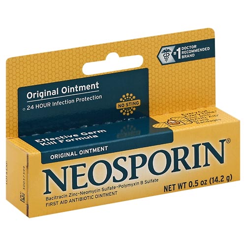Image for Neosporin Ointment, Original,0.5oz from CANNON SEDGEFIELD