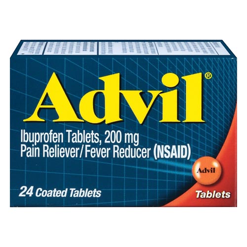 Image for Advil Ibuprofen, 200 mg, Coated Tablets,24ea from CANNON SEDGEFIELD