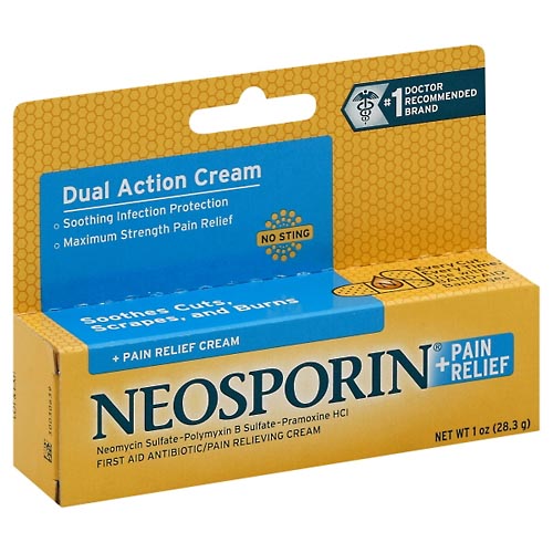 Image for Neosporin Pain Relief Cream, Maximum Strength, No Sting,1oz from CANNON SEDGEFIELD