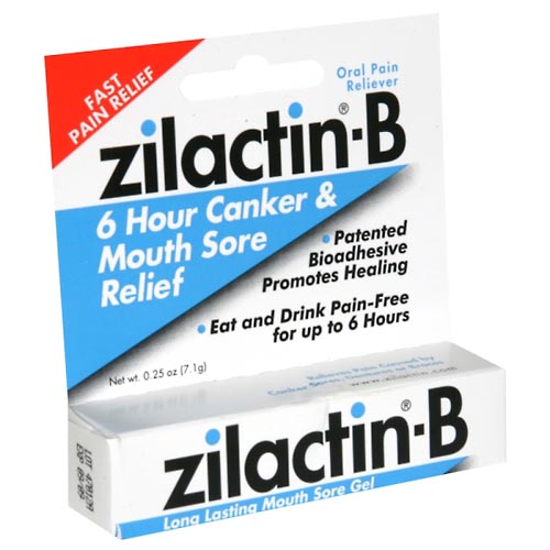 Image for Zilactin Oral Pain Reliever,0.25oz from CANNON SEDGEFIELD