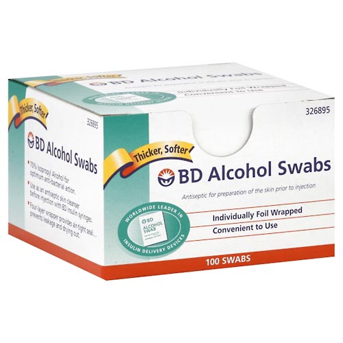 Image for BD Alcohol Swabs,100ea from CANNON SEDGEFIELD