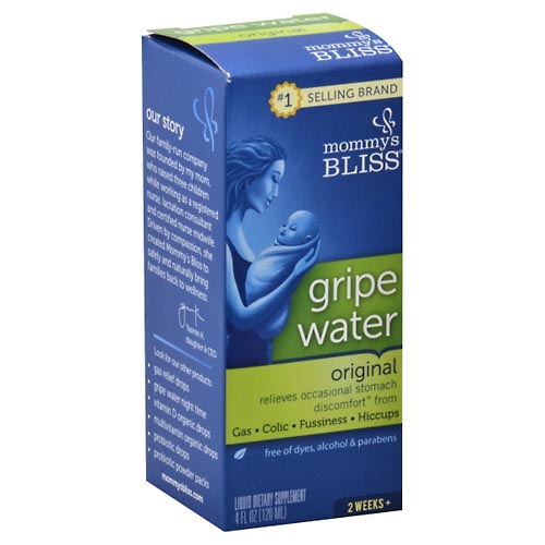Image for Mommys Bliss Gripe Water, Newborns +,4oz from CANNON SEDGEFIELD