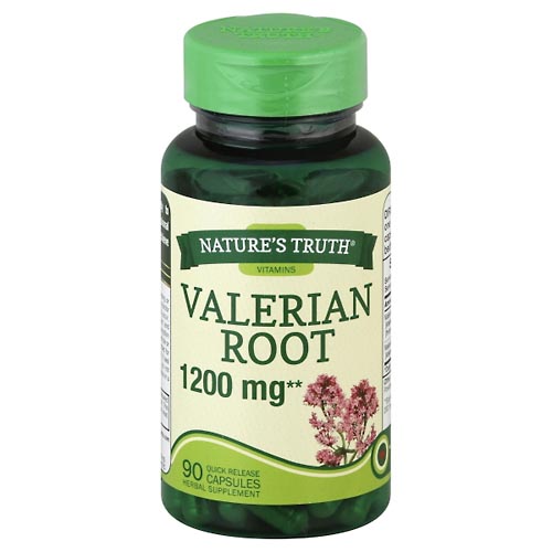 Image for Natures Truth Valerian Root, 1200 mg, Quick Release Capsules,90ea from CANNON SEDGEFIELD