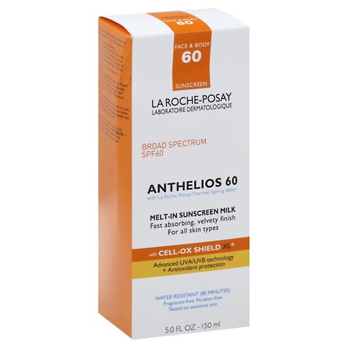 Image for La Roche Posay Sunscreen Face & Body, Anthelios 60, Broad Spectrum SPF 60,5oz from CANNON SEDGEFIELD